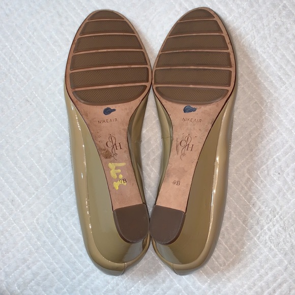 Cole Haan Nike Air Maple Sugar Patent Leather Wedge, Size 9B - Picture 8 of 16